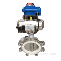 Hard Sealed Triple Eccentric Titanium Alloy Butterfly Valve